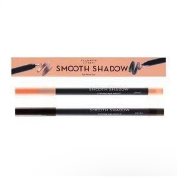 ✨ ELIZABETH MOTT Smooth Shadow Eye Pencil Duo / RAVEN + PEARL - Picture 2 of 11